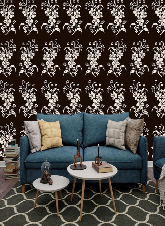 StenCart Alluring Jasmine Floral Pack of 2 Stencil for Wall Painting Home DIY Reusable Wall Stencil Design for Wall Decoration (16-inch x 24 inch) - Combo of 2 - Image 4